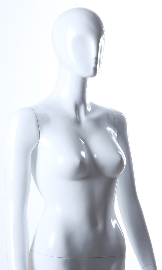 Female Fiberglass Glossy LS7W Mannequin 