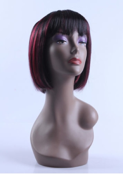 Female Realistic Fiberglass Head 52