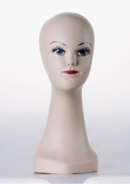 Female Realistic Fiberglass Head 101