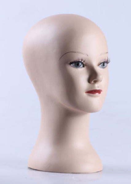 Female Realistic Fiberglass Head H67