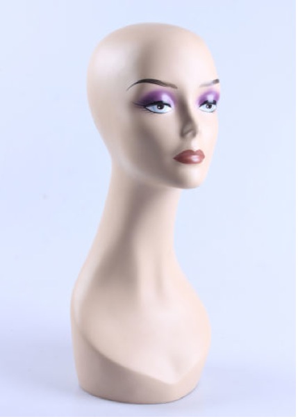 Female Realistic Fiberglass Head ZLXTT17