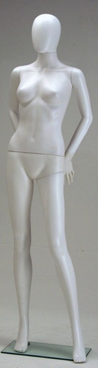 FEMALE MANNEQUIN EGGHEAD DURABLE W/ MOVABLE HEAD (EF8