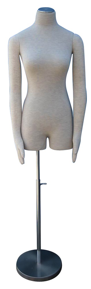MALE MANNEQUIN JERSEY COVERED DRESS FORM & BASE B9 MM5