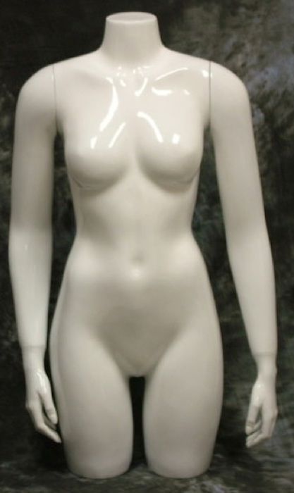 Female Torso Mannequin W/Arms Table Top WPH6 