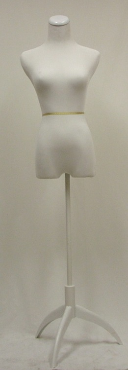 Female Mannequin Dress Form Steel Tripod Base