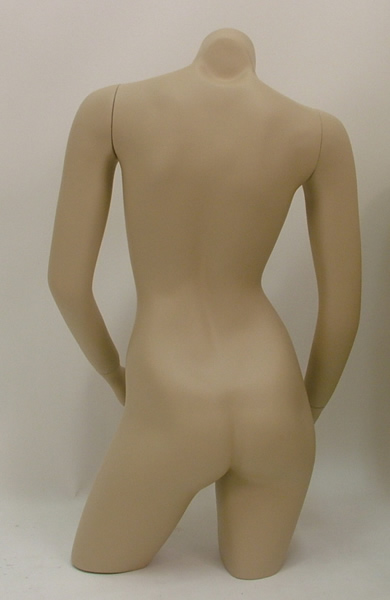 Female Torso Mannequin W/Arms Table Top fph7