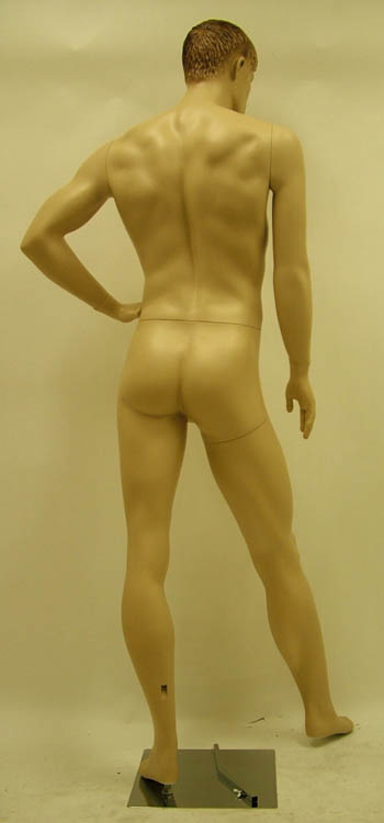 Male Fiberglass Mannequin Hand on Hip M-24