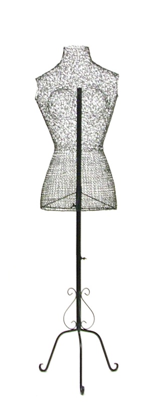 Female Mesh Wire Dress Form Mannequin Corset