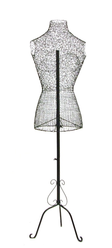 Female Mesh Wire Dress Form Mannequin Corset