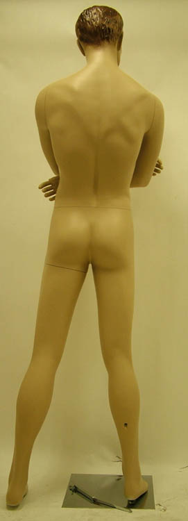 Male Fiberglass Mannequin Thoughtful N-11